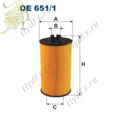 OE651/1 FILTRON Фильтр масляный Mersedes (B1M019PR)